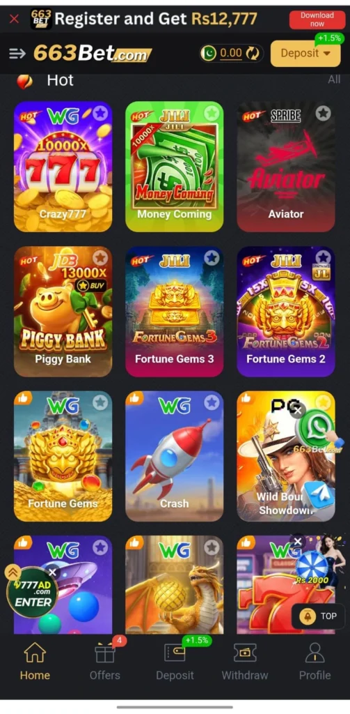663bet game