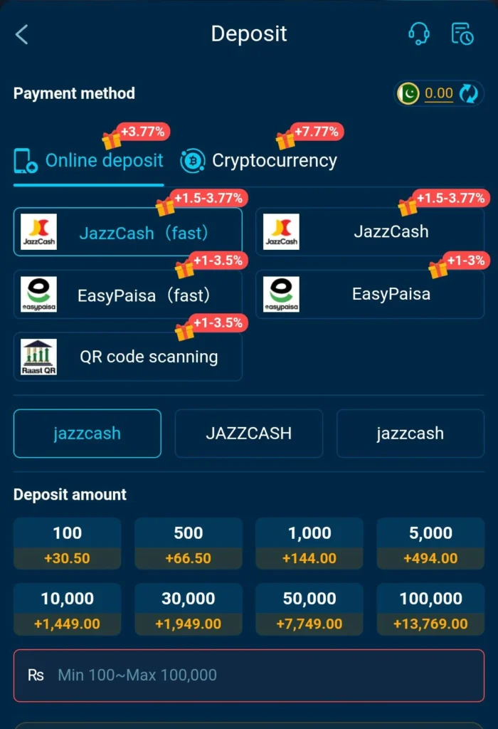bt111 deposit method