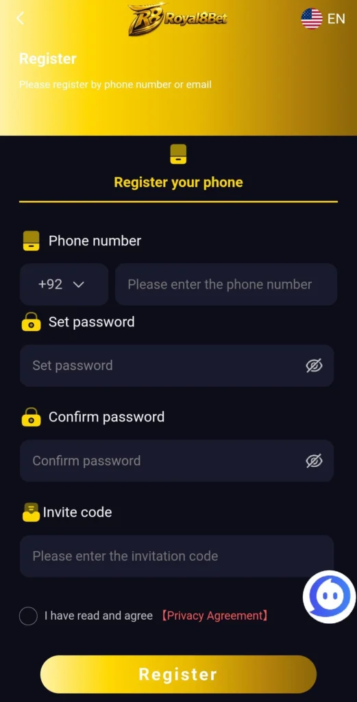 registration process