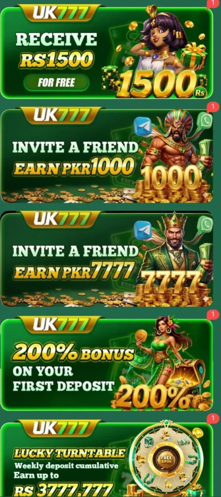 UK777 Referral system