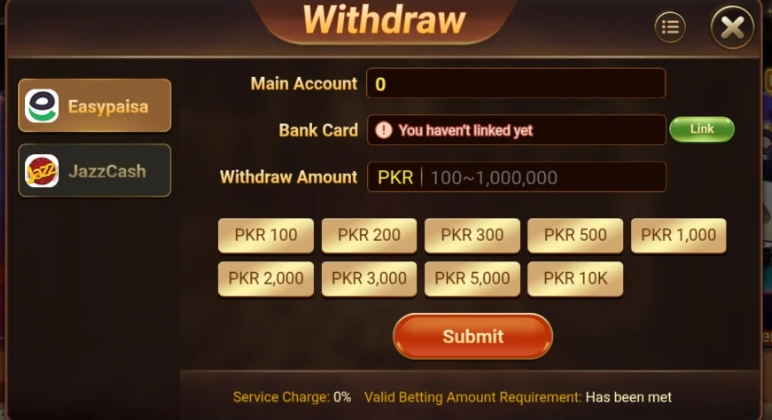 Z3 game withdrawl
